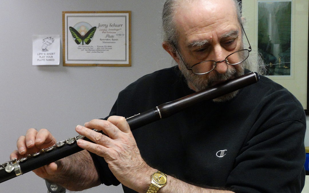 Playing a Classic Boehm wood flute from the Early 20th century